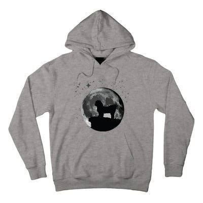 Shih Tzu Dog Moon Tall Hoodie