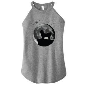 Shih Tzu Dog Moon Women’s Perfect Tri Rocker Tank