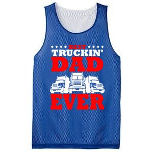 Semi Truck Driver Trucker Dad Best Ever Funny Christmas Gift Cool Gift Mesh Reversible Basketball Jersey Tank