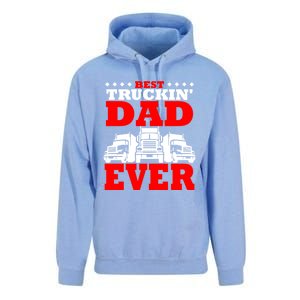 Semi Truck Driver Trucker Dad Best Ever Funny Christmas Gift Cool Gift Unisex Surf Hoodie