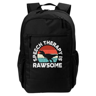 Slp Therapy Dinosaur Rawsome Speech Language Pathologist Daily Commute Backpack