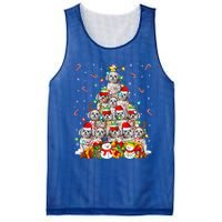 Shih Tzu Dog Xmas Lighting Tree Santa Shih Tzu Christmas Funny Gift Mesh Reversible Basketball Jersey Tank