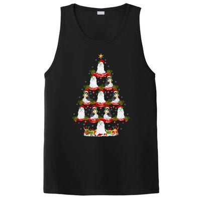 Shih Tzu Dog Xmas Tree Lighting Shih Tzu Christmas Tree Cool Gift PosiCharge Competitor Tank