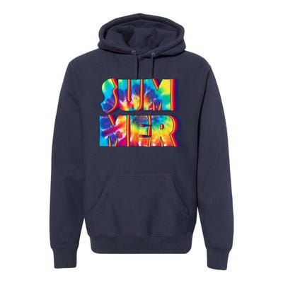 Summer Tie Dye Premium Hoodie