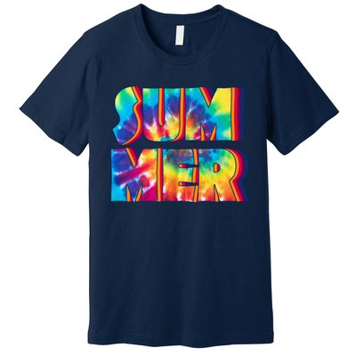 Summer Tie Dye Premium T-Shirt