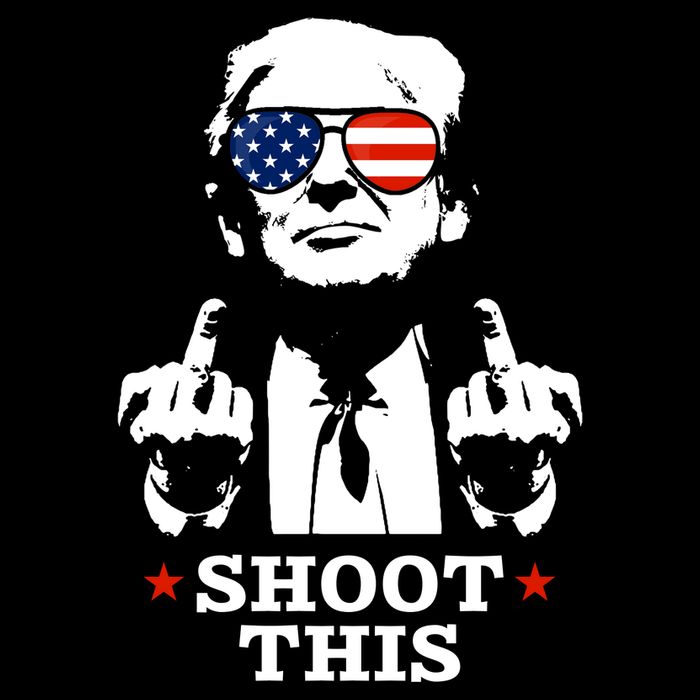 Shoot This Donald Trump You Missed Drawstring Bag