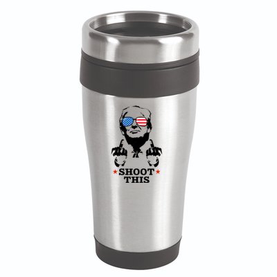 Shoot This Donald Trump You Missed 16oz Travel Tumbler