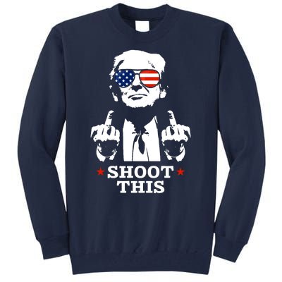 Shoot This Donald Trump You Missed Tall Sweatshirt