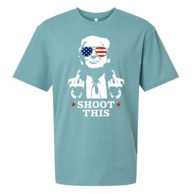 Shoot This Donald Trump You Missed Sueded Cloud Jersey T-Shirt