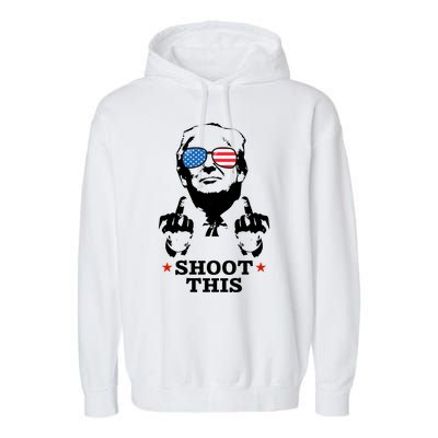 Shoot This Donald Trump You Missed Garment-Dyed Fleece Hoodie