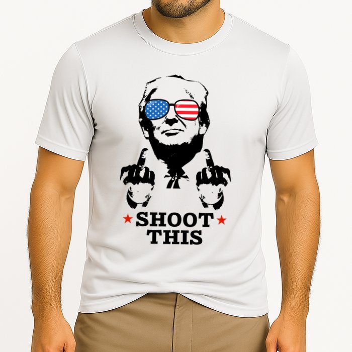 Shoot This Donald Trump You Missed Performance Shirt
