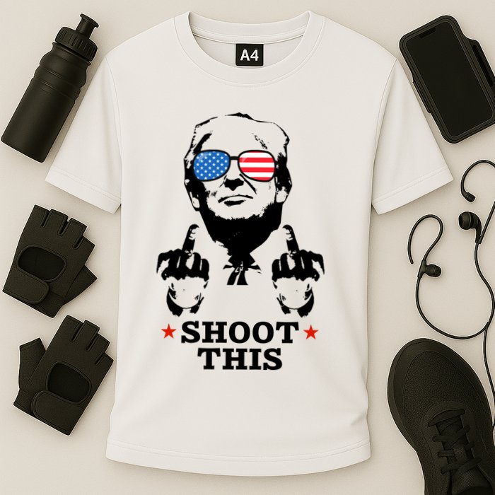 Shoot This Donald Trump You Missed Performance Shirt