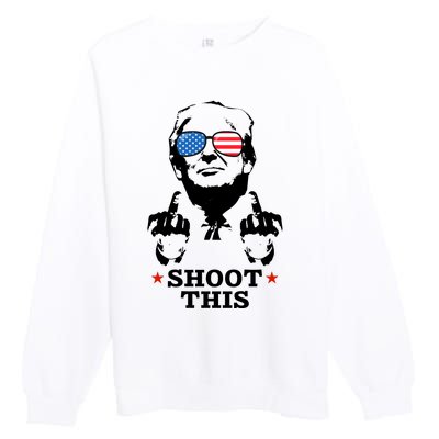 Shoot This Donald Trump You Missed Premium Crewneck Sweatshirt