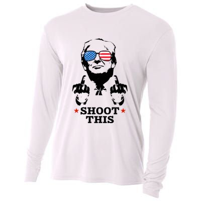 Shoot This Donald Trump You Missed Cooling Performance Long Sleeve Crew