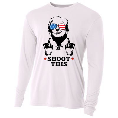 Shoot This Donald Trump You Missed Cooling Performance Long Sleeve Crew