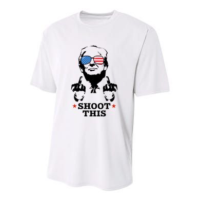 Shoot This Donald Trump You Missed Youth Performance Sprint T-Shirt