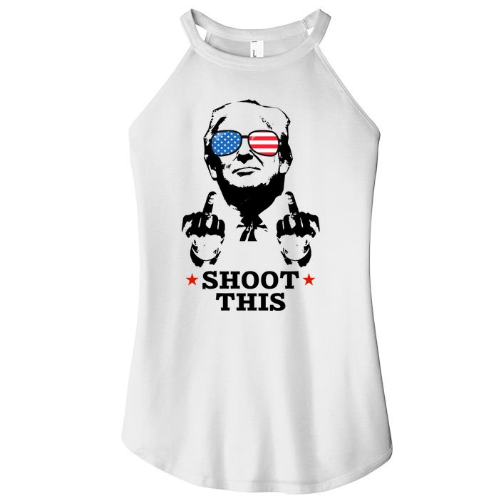 Shoot This Donald Trump You Missed Women's Perfect Tri Rocker Tank