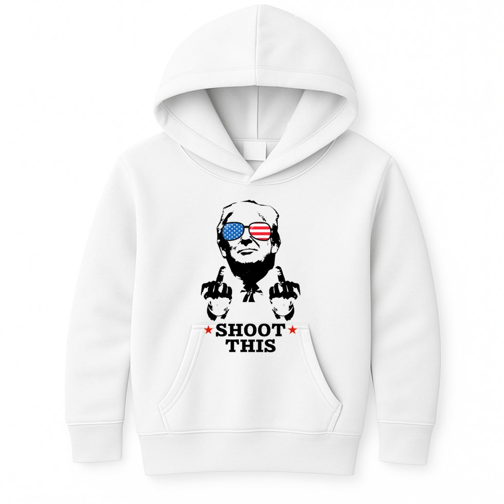 Shoot This Donald Trump You Missed Kids Hoodie