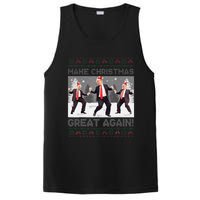 Santa Trump Dance Make Christmas Great Again Ugly Sweater PosiCharge Competitor Tank