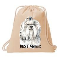 Shih Tzu Dog Drawstring Bag