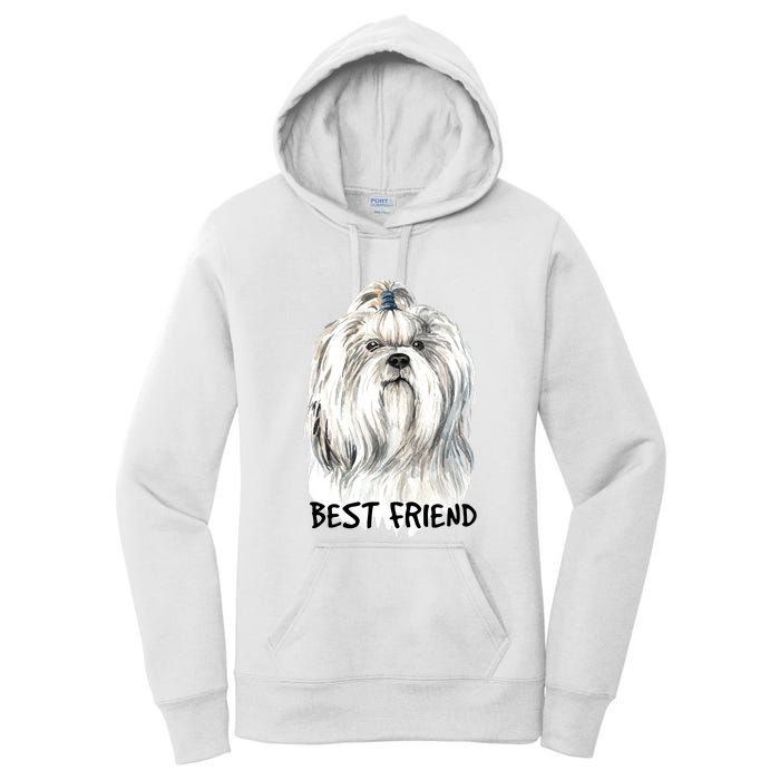 Shih Tzu Dog Women's Pullover Hoodie