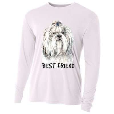 Shih Tzu Dog Cooling Performance Long Sleeve Crew