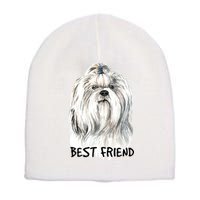 Shih Tzu Dog Short Acrylic Beanie
