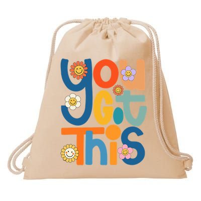 State Testing Day Motivational Teacher Groovy You Got This Drawstring Bag