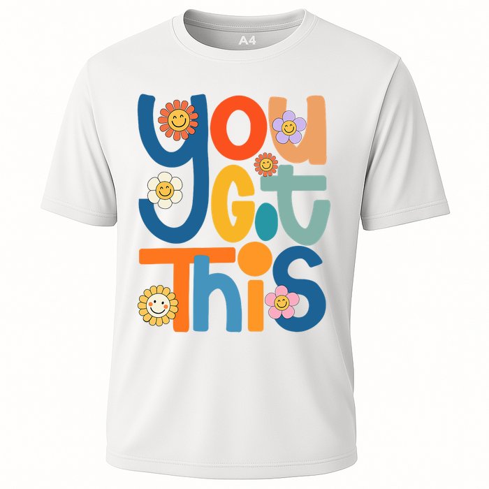 State Testing Day Motivational Teacher Groovy You Got This Cooling Performance Crew T-Shirt