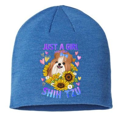 Shih Tzu Dog Lover Funny Cute Puppy Gift Sustainable Beanie