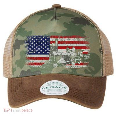 Steam Train Driver Trainspotting Locomotive Legacy Tie Dye Trucker Hat