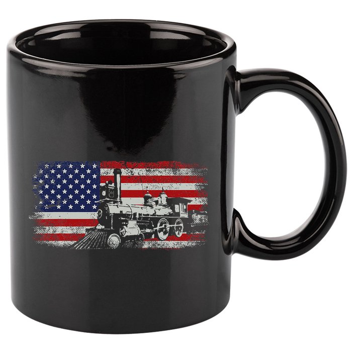 Steam Train Driver Trainspotting Locomotive 11oz C Handle Ceramic Mug