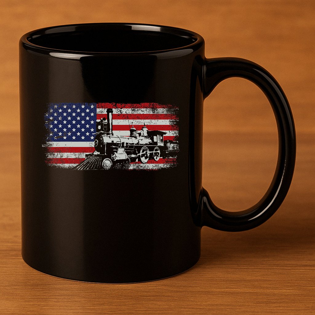 Steam Train Driver Trainspotting Locomotive 11oz C Handle Ceramic Mug