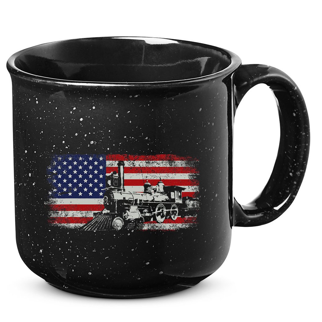 Steam Train Driver Trainspotting Locomotive 15oz Campfire Ceramic Mug