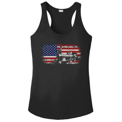 Steam Train Driver Trainspotting Locomotive Ladies PosiCharge Competitor Racerback Tank