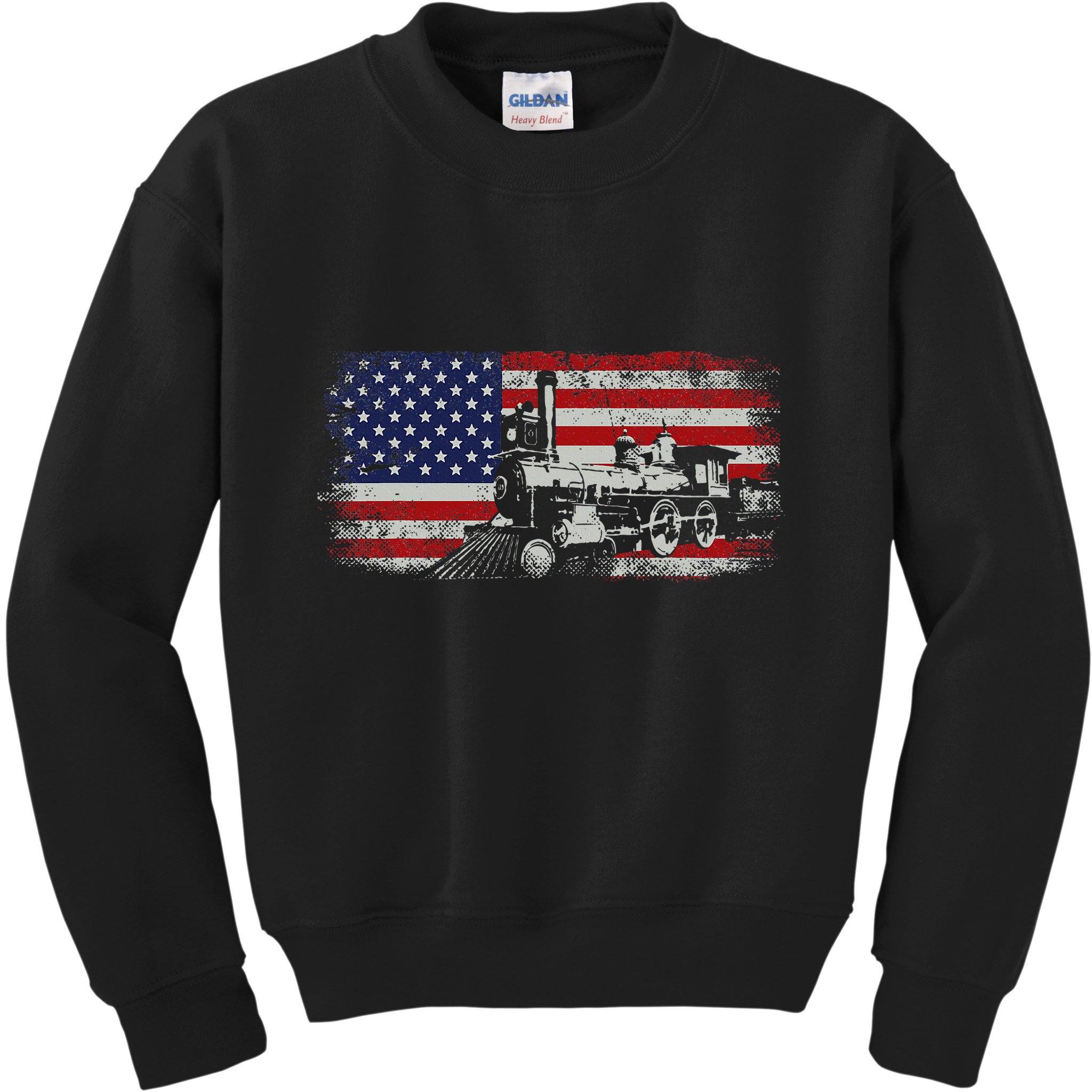Steam Train Driver Trainspotting Locomotive Kids Sweatshirt