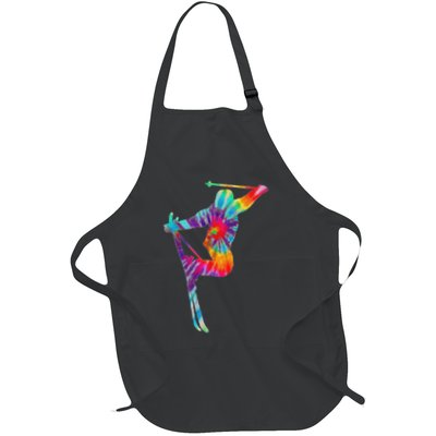 Ski Tie Dye Vintage Retro Skiing Skier Apron