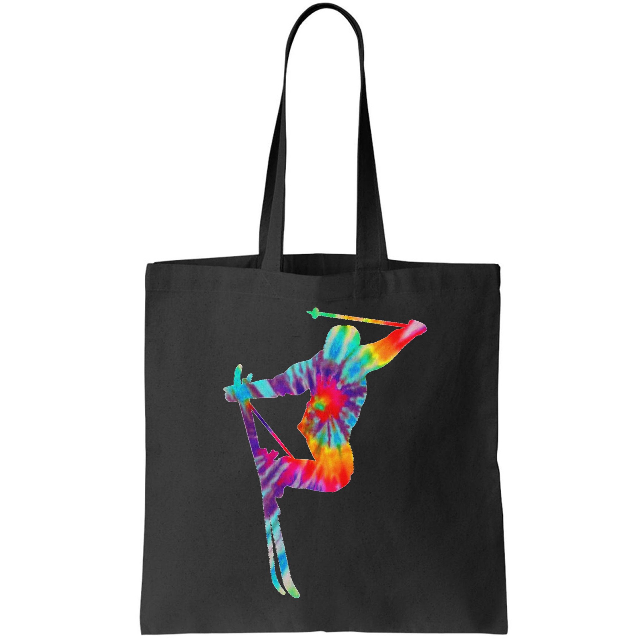 Ski Tie Dye Vintage Retro Skiing Skier Bag