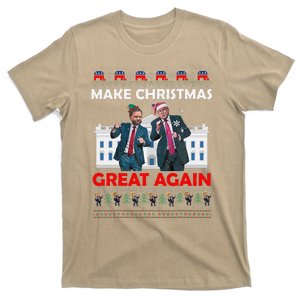 Santa Trump Dance Make Christmas Great Again Xmas Pajamas T-Shirt