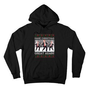 Santa Trump Dance Make Christmas Great Again Ugly Sweater Sweatshirt Hoodie