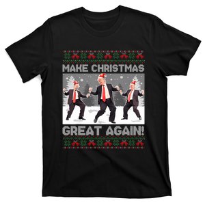 Santa Trump Dance Make Christmas Great Again Ugly Sweater Sweatshirt T-Shirt