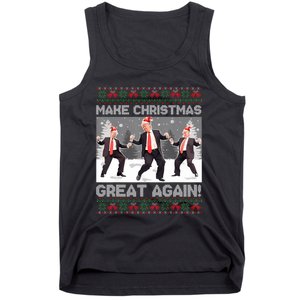 Santa Trump Dance Make Christmas Great Again Ugly Sweater Sweatshirt Tank Top