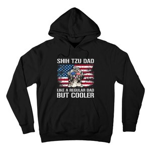 Shih Tzu Dad Like A Regular Dad But Cooler 4th Of July Hoodie