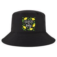 Squeeze The Day Lemons Quote Cool Comfort Performance Bucket Hat