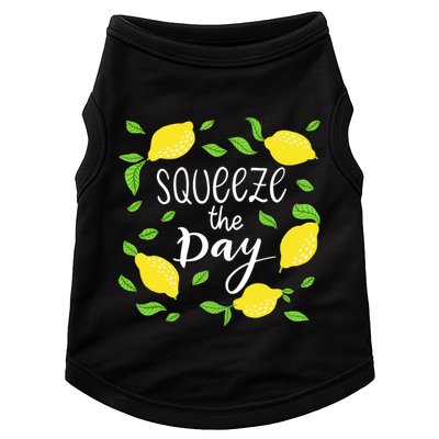 Squeeze The Day Lemons Quote Doggie Tank