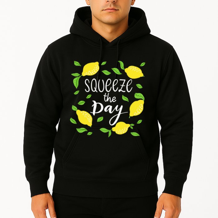 Squeeze The Day Lemons Quote Hoodie