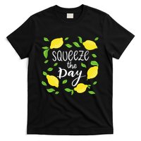 Squeeze The Day Lemons Quote T-Shirt