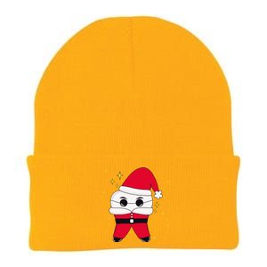 Santa Tooth Dentist Christmas Gift Knit Cap Winter Beanie