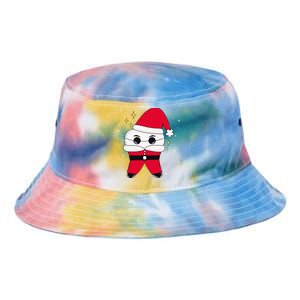 Santa Tooth Dentist Christmas Gift Tie Dye Newport Bucket Hat