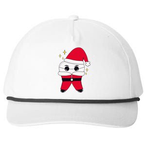 Santa Tooth Dentist Christmas Gift Snapback Five-Panel Rope Hat